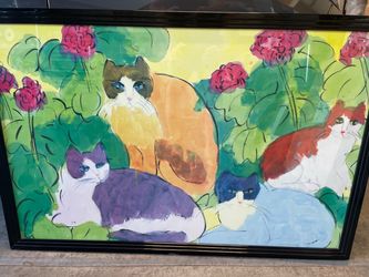 “Cats” painting