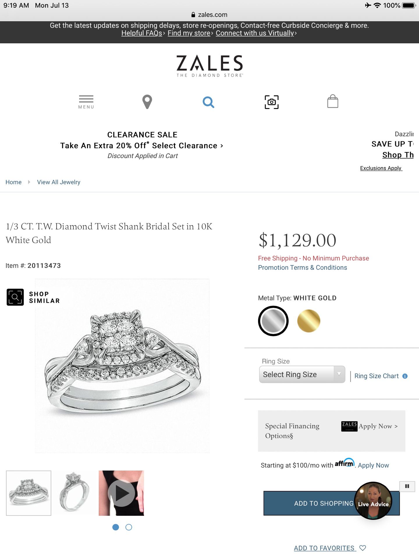 Zales 10k diamond engagement wedding bridal ring set