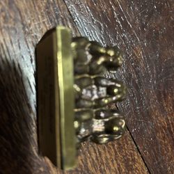 Mini Brass “Die Weisheit” Figurine – See No Evil, Hear No Evil, Speak No Evil (German)