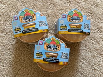 Sealed RMS Crazy Fun Mystery Mini Dumpling Gold Rush Edition Blind Packs (set of 3)