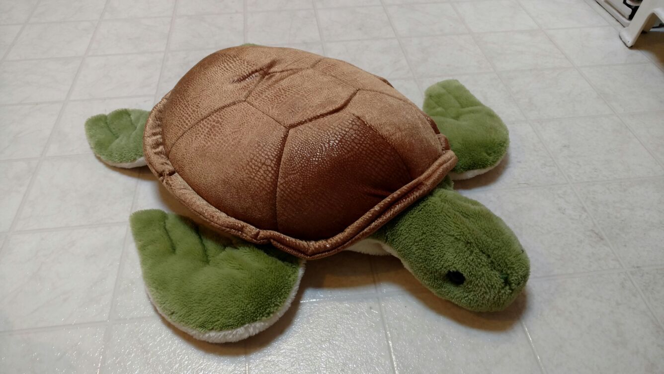 Monterey Bay Aquarium large plush turtle