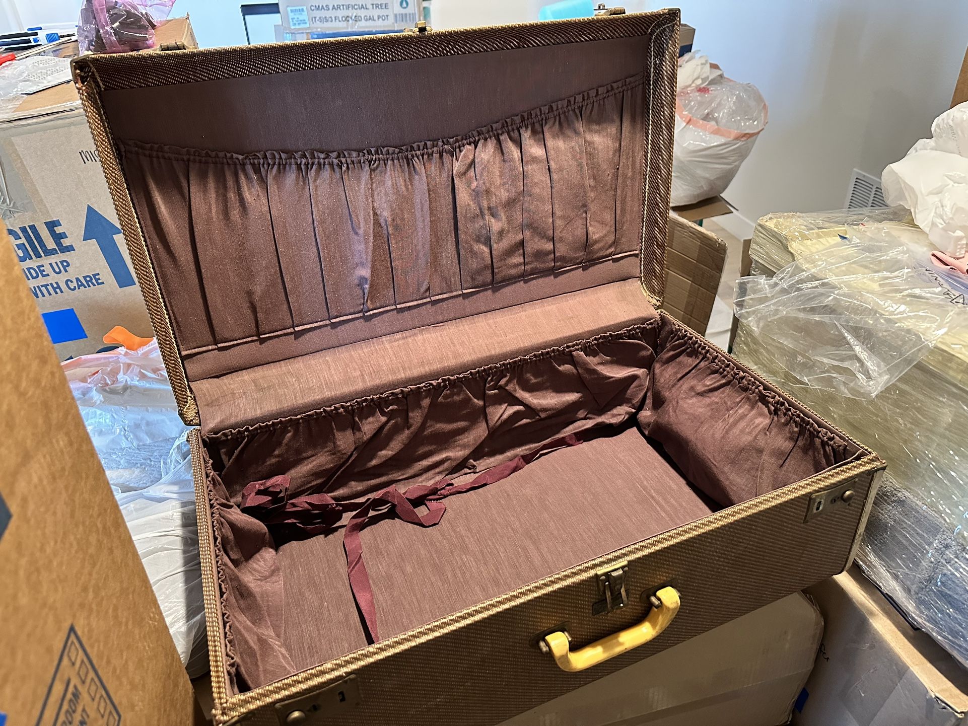 Vintage Antique Luggage Suitcase