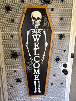 Halloween Welcome Sign