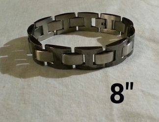 Men’s two tone bracelet