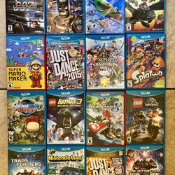 Wii U Games For Sale! Great Working Condition! 