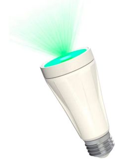 BlissLights BlissBulb - Laser Star Projector, Galaxy Lighting Party, Green, Red