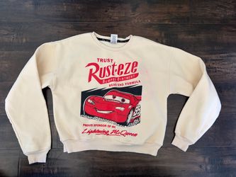 Disney Pixar Cars Lightning McQueen Rust-eze Sweatshirt - Size XS
