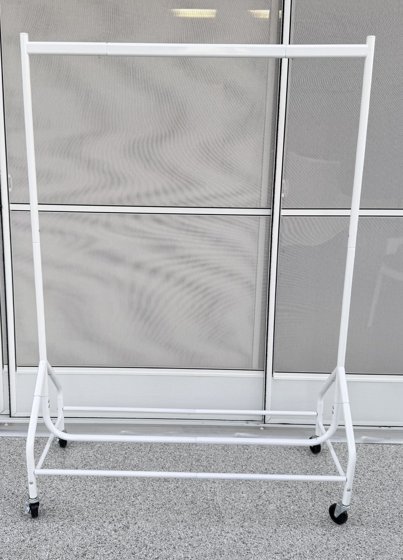 Heavy Duty Duty Rolling Rack With Lockable Wheels And Shelves