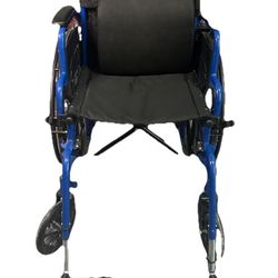 Drive Medical Blue Streak Lightweight Wheelchair with Swing-Away Footrests