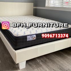 Queenn Size Plain With Orthopedic Matres!!!!