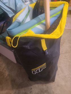 Inflatable paddle board