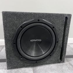 Kenwood 12inch Subwoofer With Amp