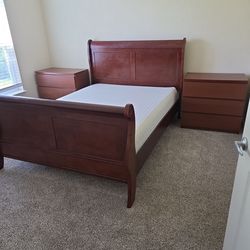 3 piece queen size bedroom + mattress