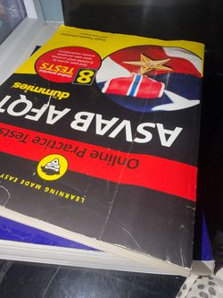 (10$ for both)Asvabs for dummies afqt and Asvabs prep plus!