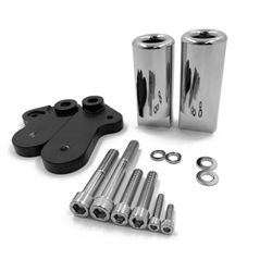 Chrome Billet Aluminum Frame Slider Crash Protector For 2009-2015 Yamaha YZF R1 PN: MT219-055A-CD