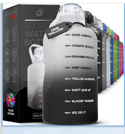 One Gallon Motivational Sport Water Bottle