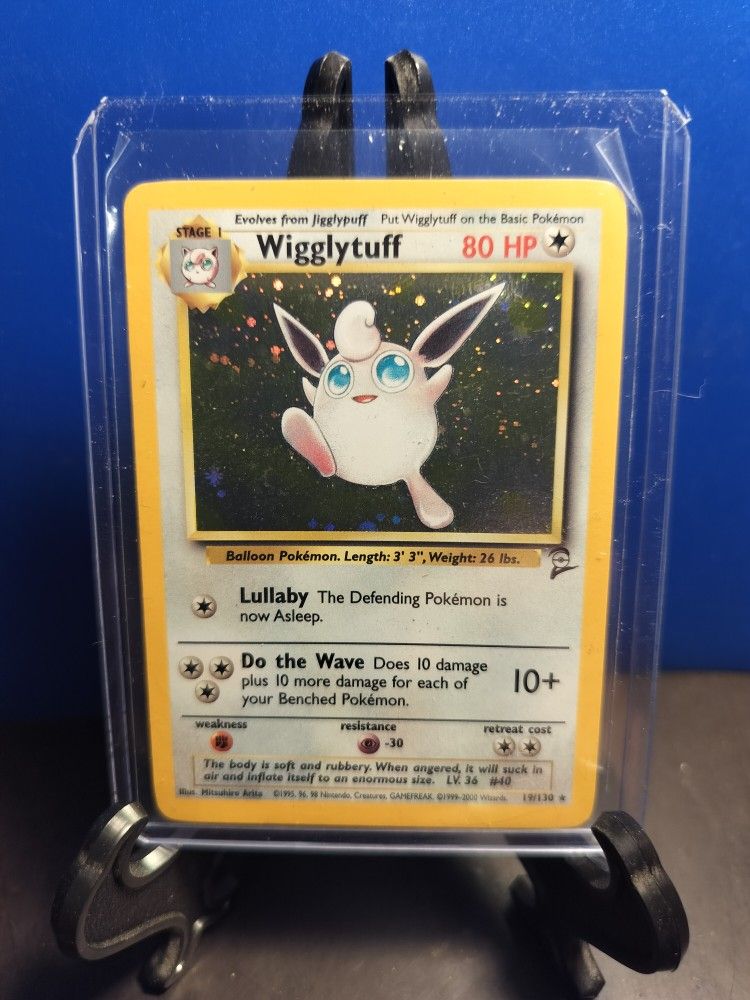 1999 Wigglytuff Holo Base Set 2 (None Played) 19/130