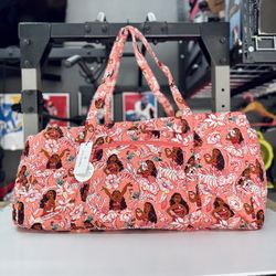 Vera Bradley Disney Moana  Limited Edition Large Travel Duffel Bag Tote Brand New