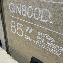 SAMSUNG 85-Inch Class Neo QLED 8K QN800D Series Mini LED Quantum HDR Smart TV with Ultra Slim Design, Dolby Atmos, Object Tracking Sound+, Q-Symphony 