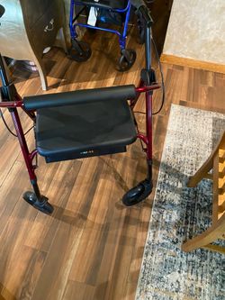 Nova heavy duty walker, red