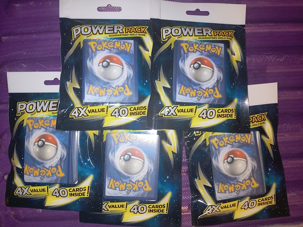 Pokemon T.C.G. cards (4x booster pack) 40 cards + guaranteed holo-rare