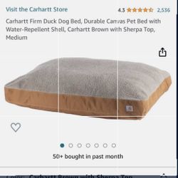 Carhartt Sherpa Top Dog Bed 27”x35”