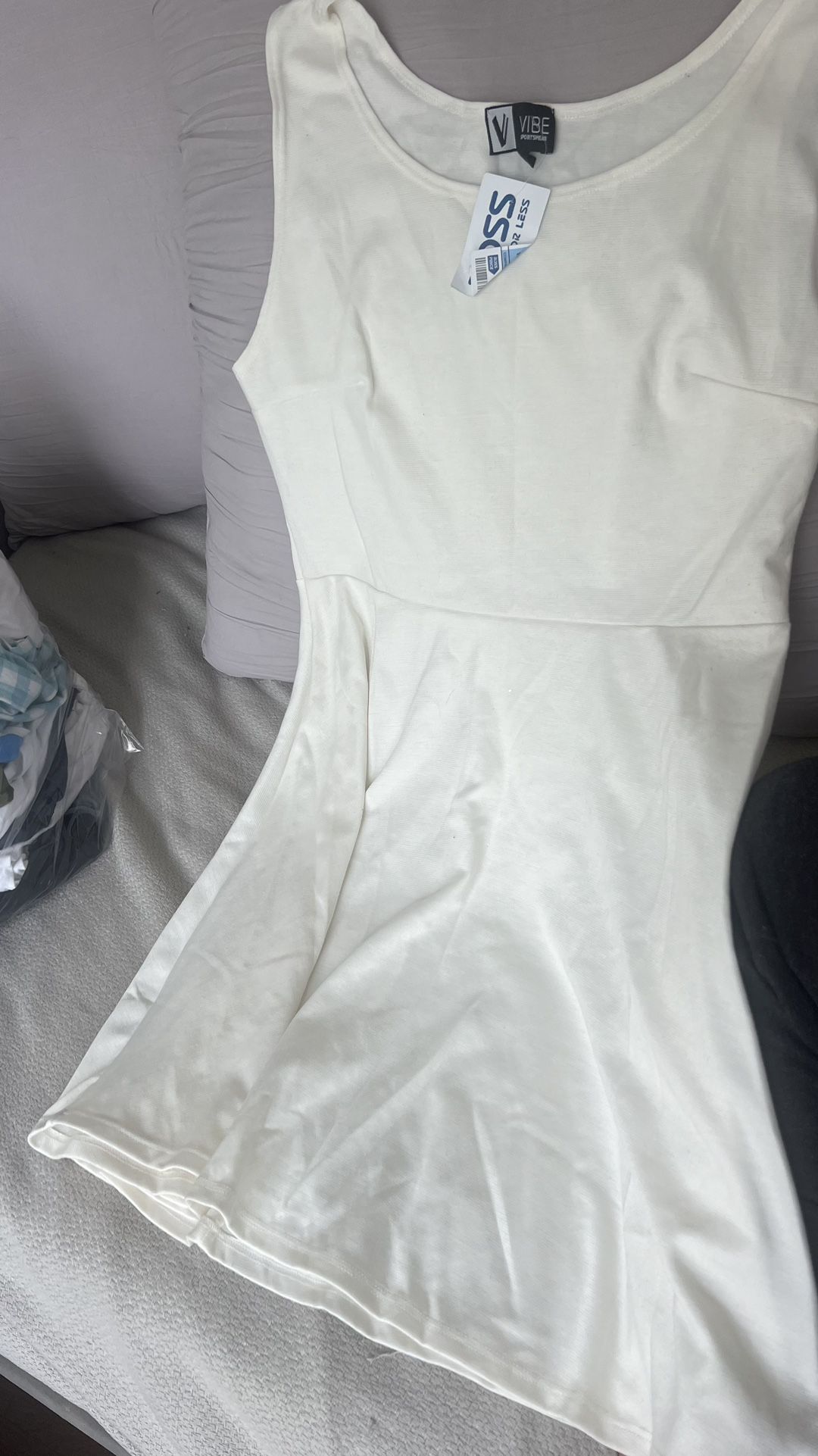 New White Casual Dress