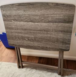 Gray TV Table/Tray