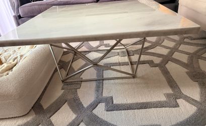 Moving Sale - Real Marble Coffee Table - $90