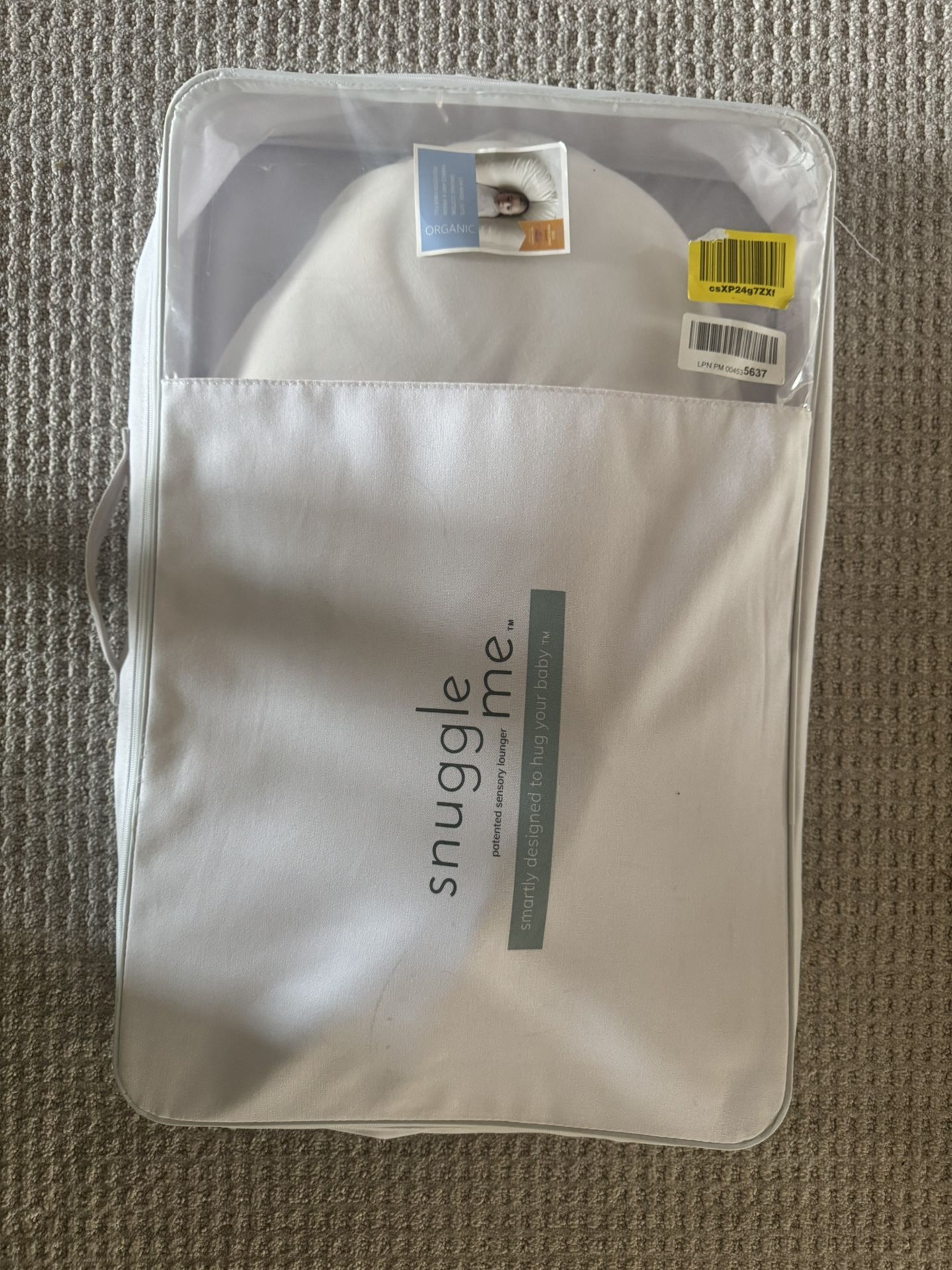 Snuggle Me Organic Infant W/cover