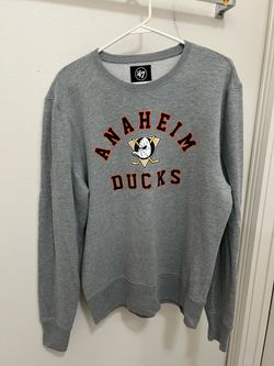 Mens 47 Anaheim Ducks Grey Sweater Medium