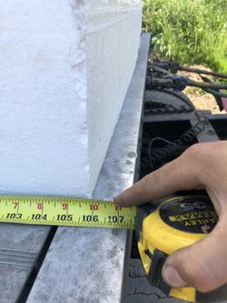 Styrofoam Insulation Geo blocks