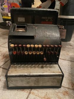 Vintage Antique Mechanical Cash Register