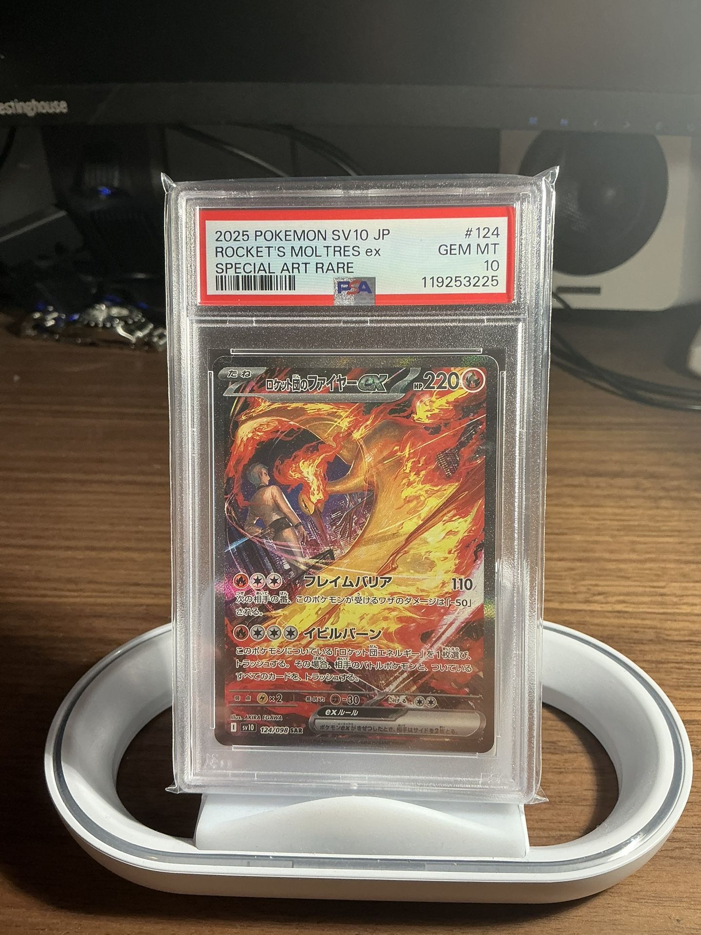 Team Rockets Moltres SAR PSA 10 (Japanese) 