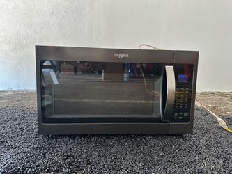 Whirlpool 30” Over-the-Range Microwave 1.9 Cu Ft – Black Stainless