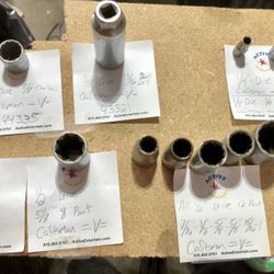 Vintage Craftsman Sockets (Mostly =V= With A Few -V- ,VV And G) See Pictures