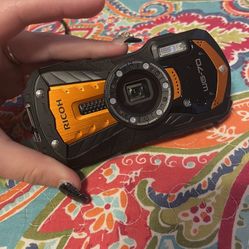 Ricoh (orange) WG-70  Waterproof  Digital Camera