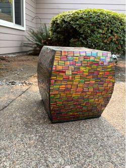 Mosaic end table