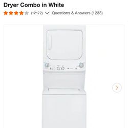 GE Gas Washer Dryer Combo Set