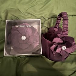 Ring Bearer  & Flower Girl Matching Purple 