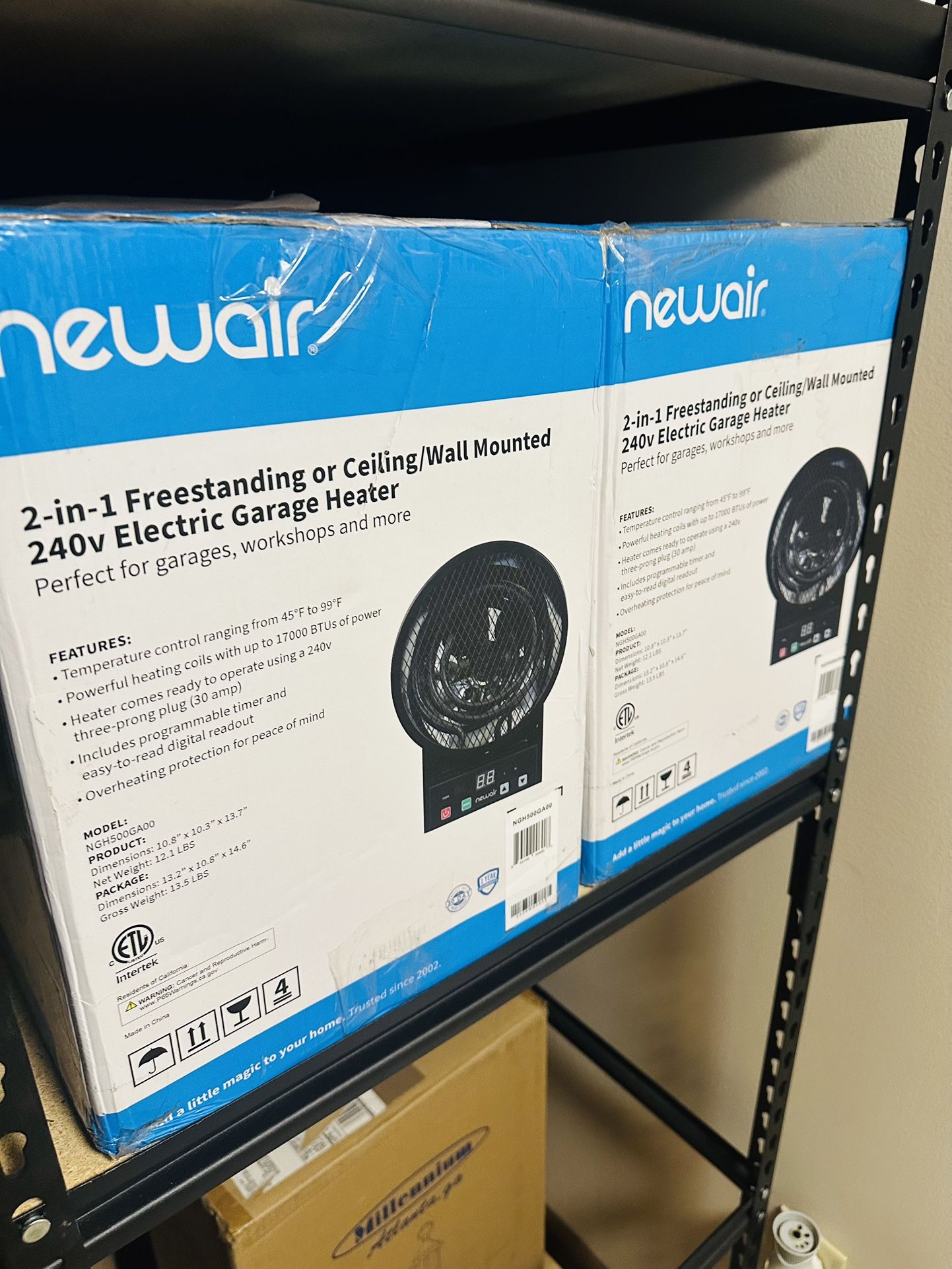 NEW! 240V Wall Mounted Garage Heater