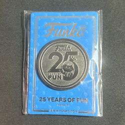 Funko 25 Years of Fun Funkoville Comic Con Exclusive Freddy Funko Pin SDCC 2023