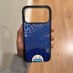 casetify murakami iPhone 17 pro max case blue