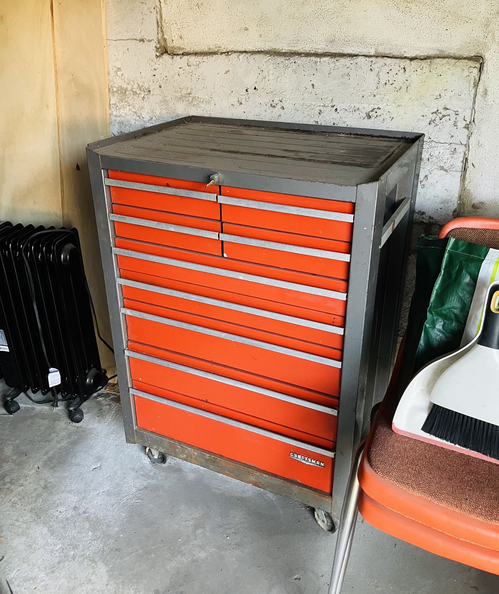 Vintage Craftsman Rolling Tool Cabinet