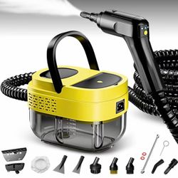 Steam Cleaner, 3-Level Adjustable Handle with 16 Accessories, 2500W 15s Heat Up, 1.6L Tank, Handle Steam Cleaner for Home, Portable Steamer for Cleani