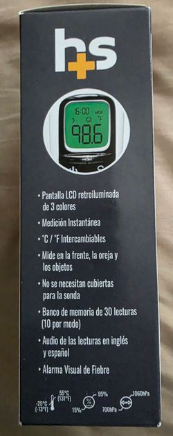 Healthsmart Talking Infrared Ear & Forehead Thermometer