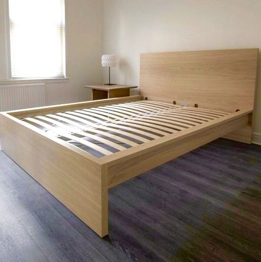 IKEA Malm High Headboard Full Size Bed Frame EXCELLENT Condition