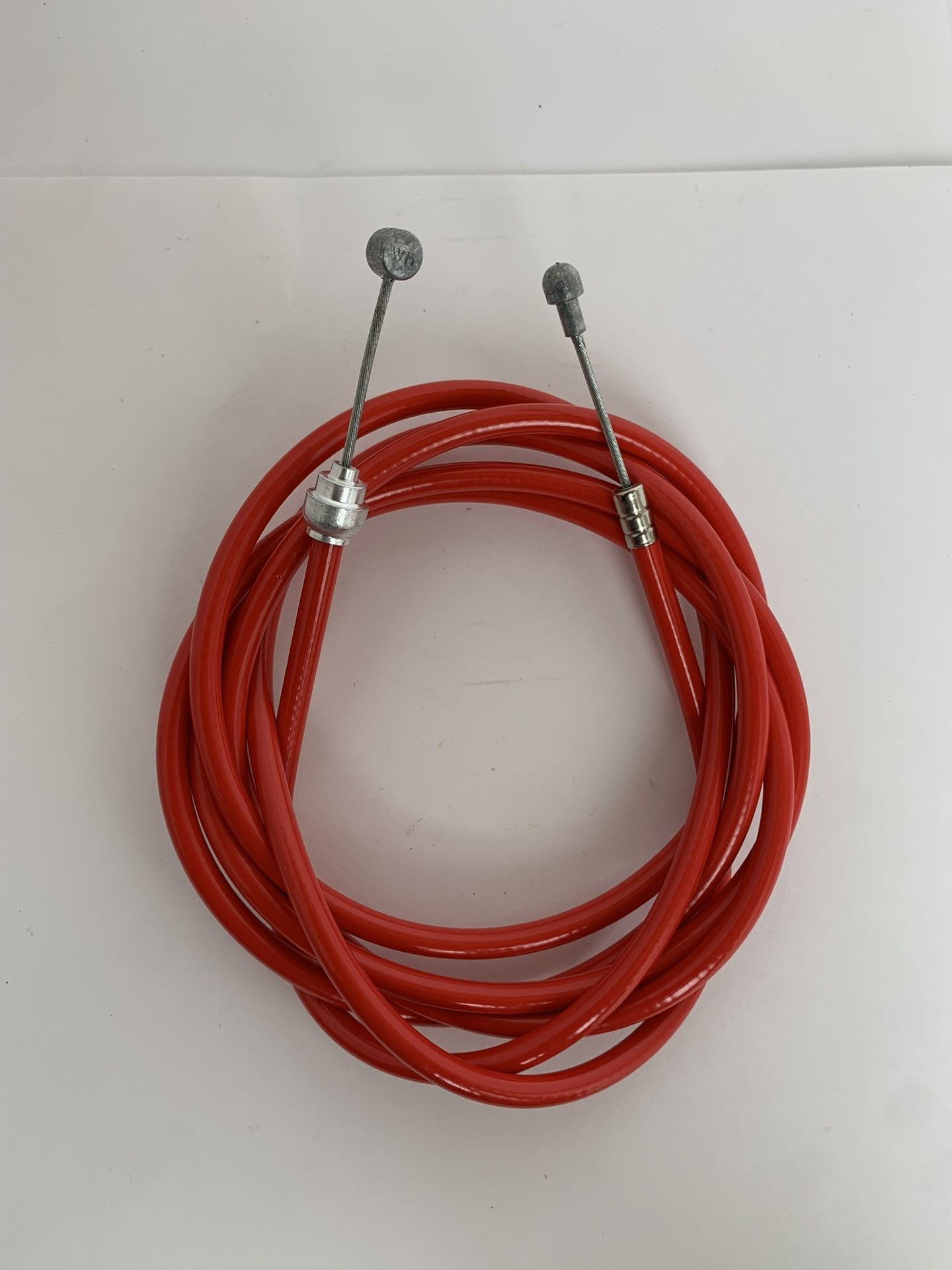 Red Bike Brake Cable Housing With Brake Cable