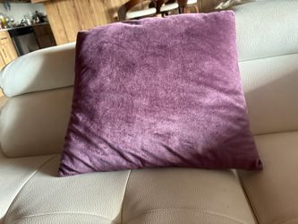 Purple Velvet Pillow 