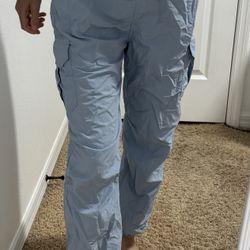 Baby Blue Cargo Pants XL